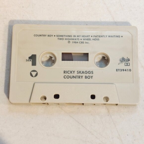 Ricky Skaggs ~ Country Boy (cassette, 1984) tested and works - Picture 2 of 3